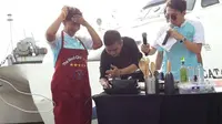 Aksi Menteri Susi Memasak di Hadapan Nelayan Muara Angke