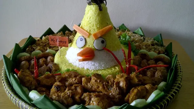 6 Bentuk Nasi Tumpeng Ini Anti-mainstream, Super Kreatif - Hot Liputan6.com