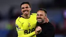 Tambahan tiga poin untuk Tottenham membuat mereka naik ke posisi 17 atau ke luar dari zona degradasi. (AFP/Adrian Dennis)