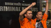 Raden Nuh dan Eddy Syahputra di Polda Metro (foto: Antara)