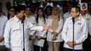 Hary Tanoe dan Prabowo beserta seluruh jajaran DPP Partai Perindo dan Partai Gerindra melangsungkan pertemuan tertutup. (Liputan6.com/Johan Tallo)