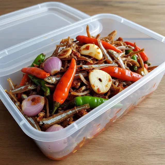 Resep Sambal Teri Medan yang Tahan Lama (Image by Gemini AI)