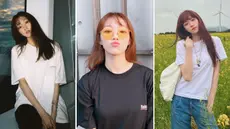 Kaos Oblong Andalan Lee Sung Kyung, Tetap Cantik dan Gak Ribet