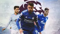 Premier League - Okay Yokuslu, Cengiz Under, Ozan Kabak (Bola.com/Adreanus Titus)