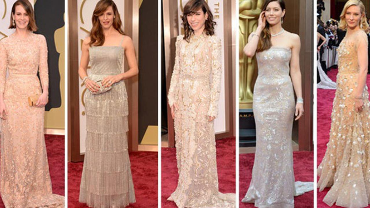 Nude Dress Oscar 2014