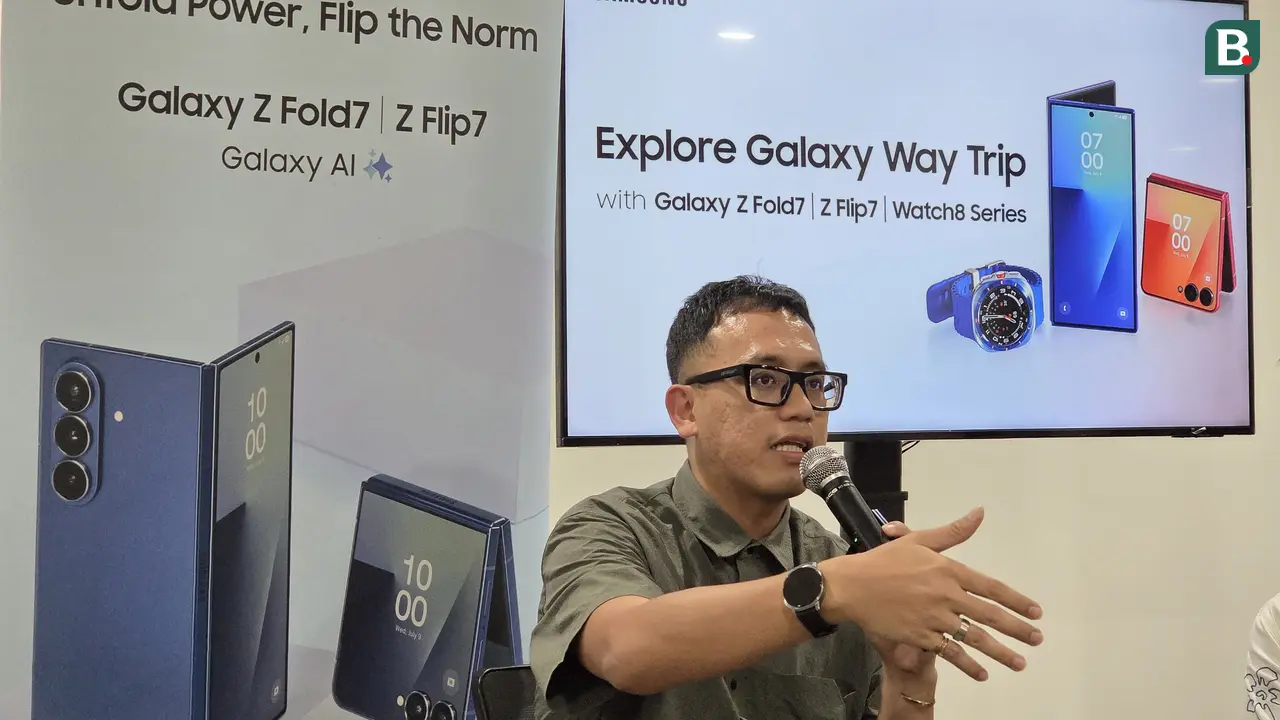    MX Product Marketing Senior Manager Samsung Electronics Indonesia, Ilham Indrawan di workshop 'Explore Galaxy Way Trip' di Pulau Jeju, Korea Selatan. Liputan6.com/Iskandar
