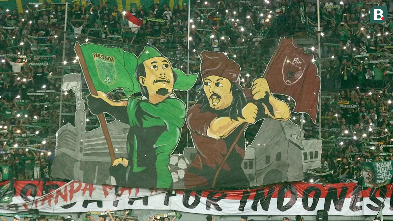 Ilustrasi relasi Suporter PSM dan Persebaya