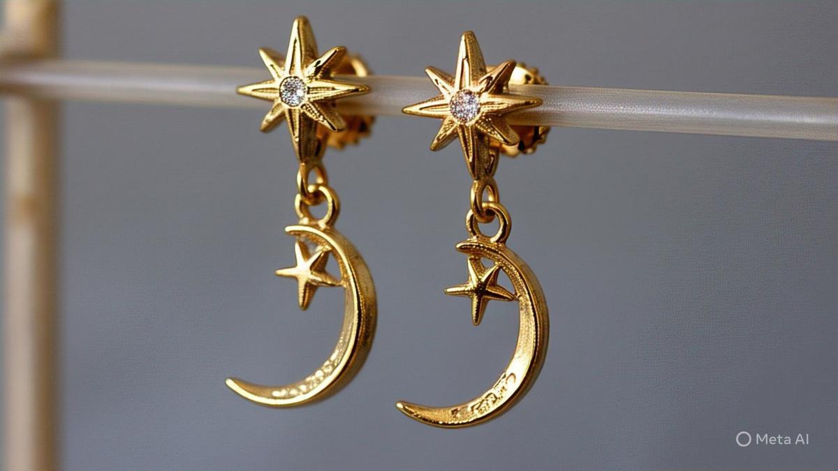 Bikin Look Makin Anggun, 8 Model Anting Emas Islami yang Cocok Buat Muslimah Stylish