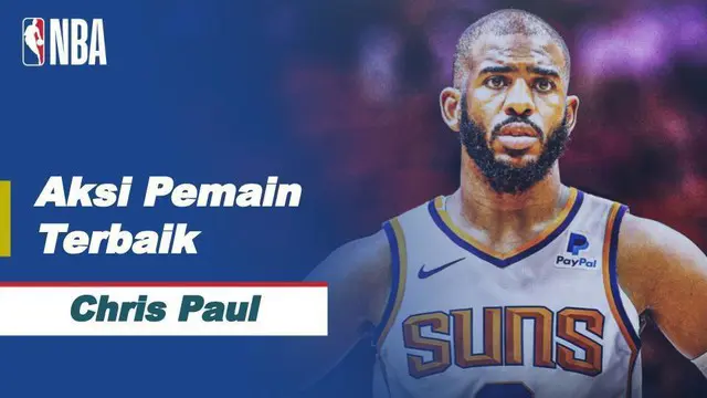 Berita video pemain terbaik hari ini adalah Chris Paul yang berhasil mengumpulkan 34 poin, sembilan rebound, dan sembilan assist dalam kemenangan 109-108 Phoenix Suns atas Dallas Mavericks