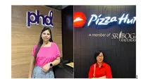 Manju Bala, Business Director of Omnicom Media Group (kiri). Wawa, CMO Pizza Hut Indonesia (kanan)