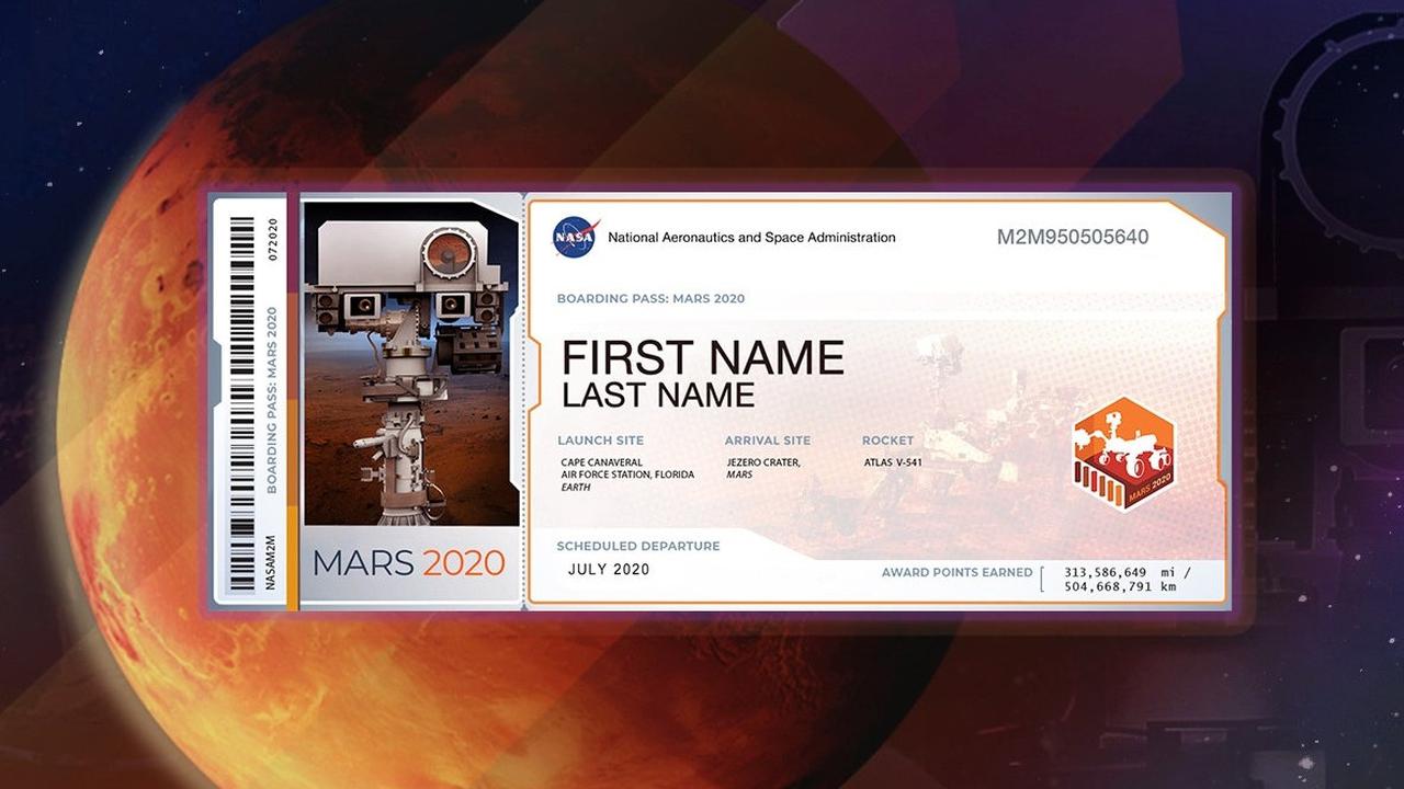 Boarding Pass Mars
