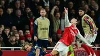 Pertandingan antara Arsenal versus Atletico Madrid di ajang Liga Champions. (Ben STANSALL / AFP)