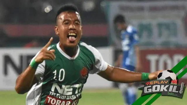 Video replay tendangan penyerang PS TNI, Guntur Triaji yang membuat kiper Persipura Yoo Jae Hoon terdiam.