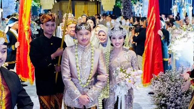 Potret Pernikahan Putri Kelima Ketua MPR dengan Anak Pemimpin LPS,  Presiden dan Wapres Jadi Saksinya