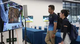 Main Press Center merupakan tempat yang disediakan untuk wartawan agar bisa bekerja dengan baik di ajang SEA Games 2023 Kamboja. (Bola.com/Abdul Aziz)