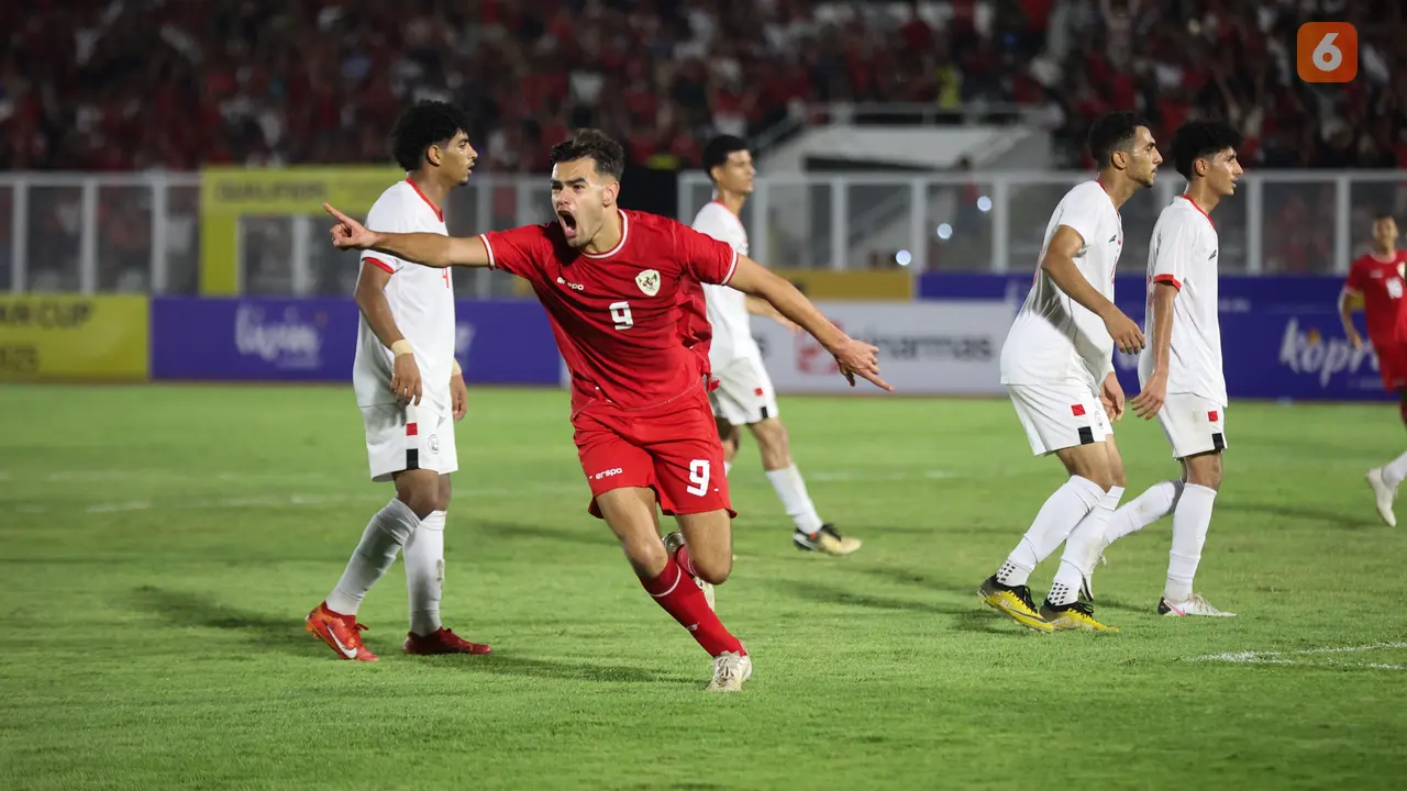 Foto: Gol Tunggal Jens Raven Bawa Timnas Indonesia U-20 Lolos ke Piala Asia U-20 2025