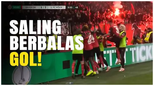 VIDEO: Bayer Leverkusen Lolos Dramatis ke Semifinal DFB Pokal, FC Koln Gigit Jari karena VAR