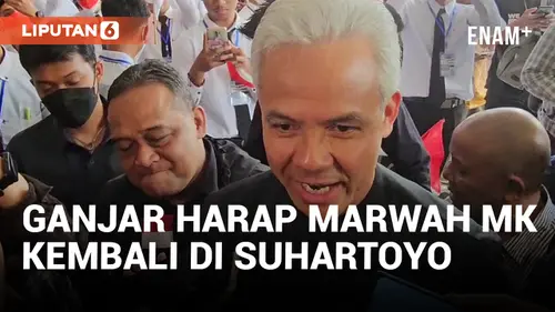 VIDEO: Ganjar Pranowo Ucapkan Selamat ke Suhartoyo