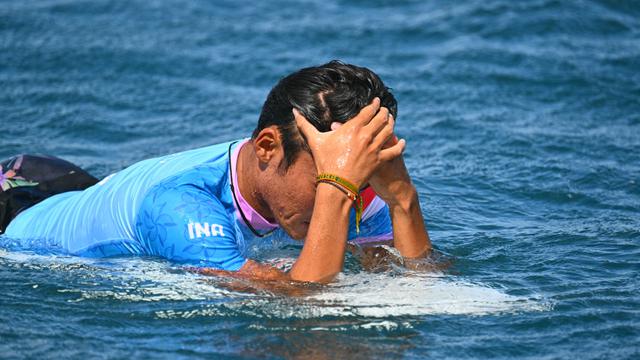 Foto: Ekspresi Kecewa Berat Rio Waida Setelah Gagal Sumbang Medali di Olimpiade Paris 2024