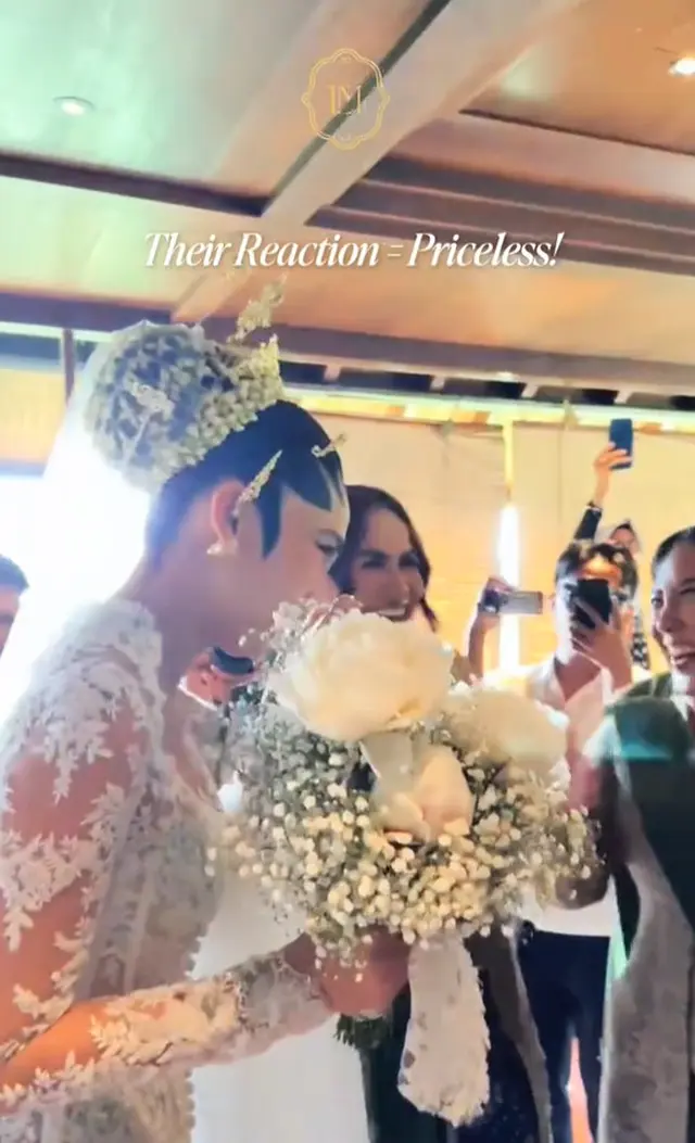 Potret Luna Maya Sebelum dan Sesudah Make Up Akad Nikah/Tiktok Luna Maya