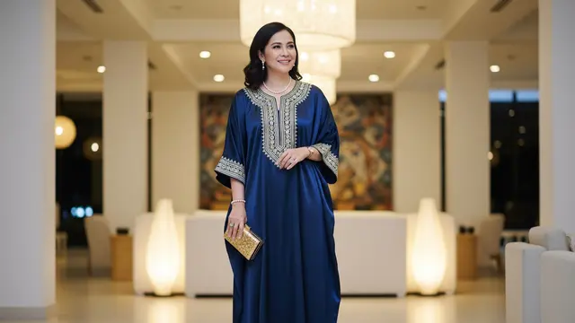 Kaftan Bordir Etnik