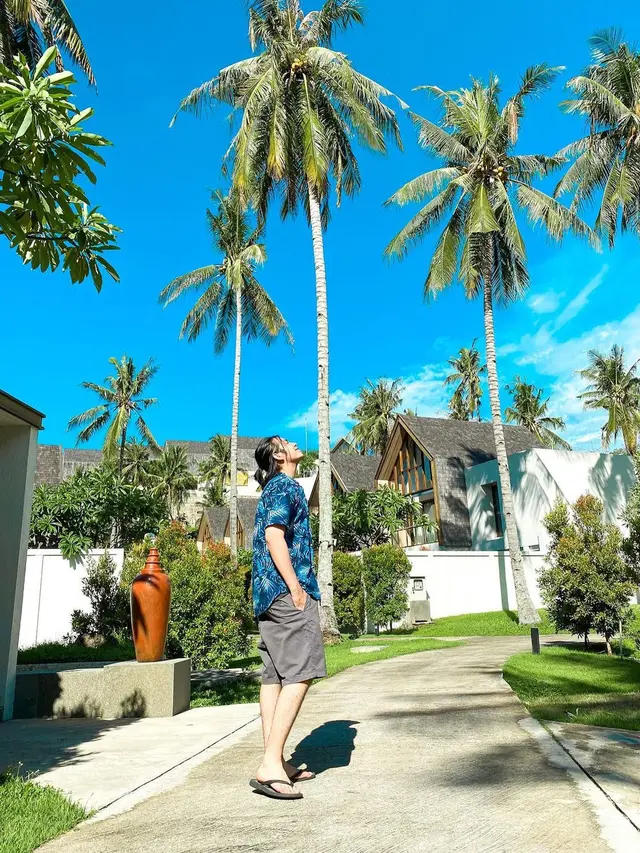 Angga Yunanda berlibur di Lombok (foto: Instagram/@anggayunandareal16)