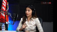 Marketing tim Liga 2 Sulut United, Syalomita Gasya Karen. (Tangkapan layar YouTube Akurasi TV)