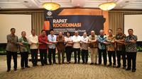 Rapat Koordinasi dan Sinkronisasi Program Ketenagakerjaan Tahun 2020 dengan tema Membangun Sinergitas Ekosistem Ketenagakerjaan di Tangerang, Banten, Kamis (17/10).