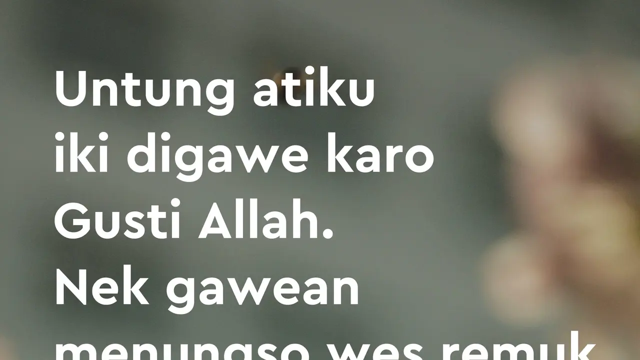 Gambar Kata-Kata Lucu Bahasa Jawa