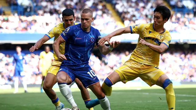 Duel sengit Liga Inggris 2024/2025 antara Chelsea melawan Crystal Palace
