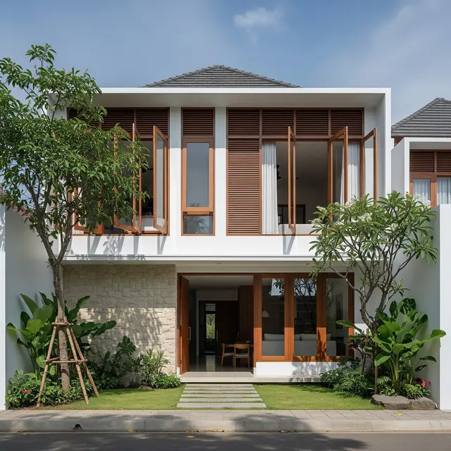 Rumah dengan Cahaya Alami.