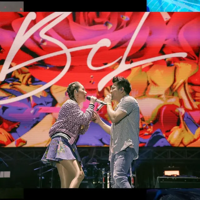 6 Potret Bunga Citra Lestari dan Ariel NOAH Duet di Atas Panggung, Bikin Baper