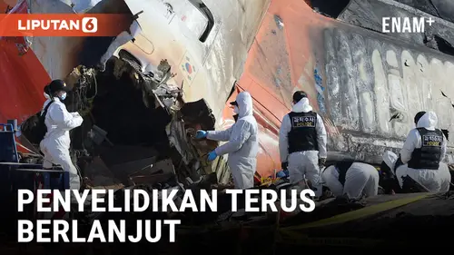 VIDEO: Para Penyelidik Terus Mencari Puing-Puing Pesawat Jeju Air di Lokasi Kecelakaan