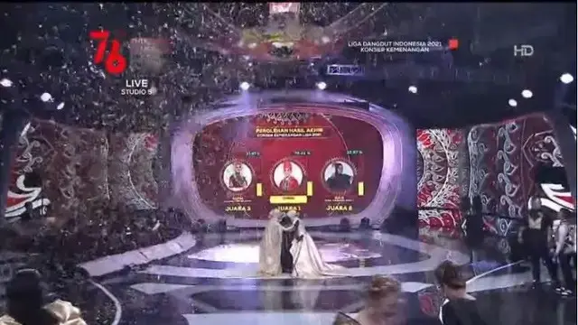 Jadi Juara LIDA 2021, Ini 6 Potret Iqhbal Rayakan Kemenangan di Atas Panggung