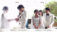 7 Potret Pemberkatan Nikah Mikha Angelo dan Gregoria Mariska, Penuh Khidmat