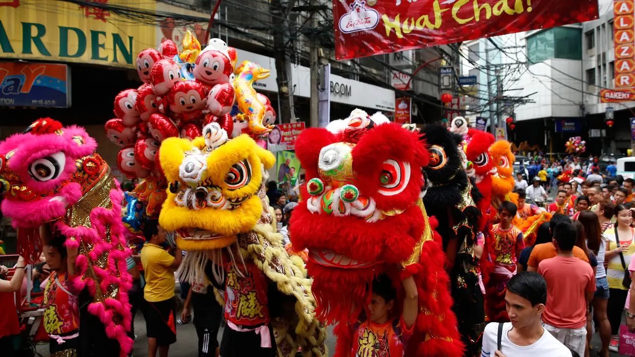 Parade Barongsai Rayakan Imlek