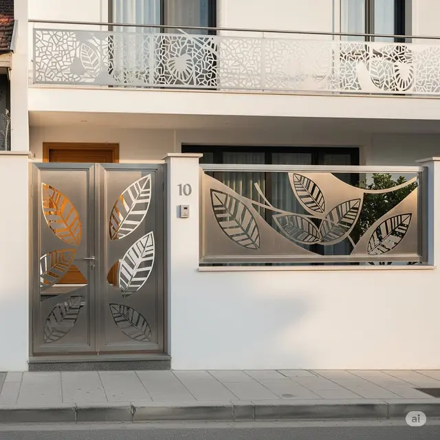 Desain Depan Rumah Sederhana Tapi Mewah. Foto: Gemini
