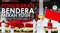 Saksikan Live Streaming pengibaran bendera pusaka di Istana Kepresidenan Jakarta. (Liputan6.com)