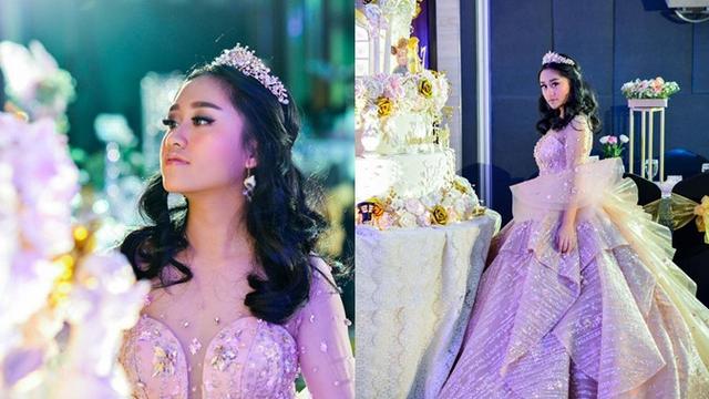 Pada bulan Mei lalu, Vanessa Audy baru berusia 17 tahun lho. Pesta ulang tahunnya ini mengusung konsep kerajaan yang mewah.