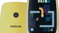 HP Nokia 3210 rilis versi terbaru di HUT ke-25, ada game Snake legendaris. (sumber: HMD / worldofbuzz)