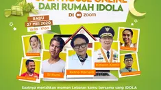 Silaturahome digelar Liputan6.com bersama KLY dengan menampilkan artis, atlet dan pejabat pada Selasa-Rabu, 26-27 Mei 2020
