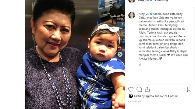 Ani Yudhoyono (Foto: Instagram/@ruby_26)