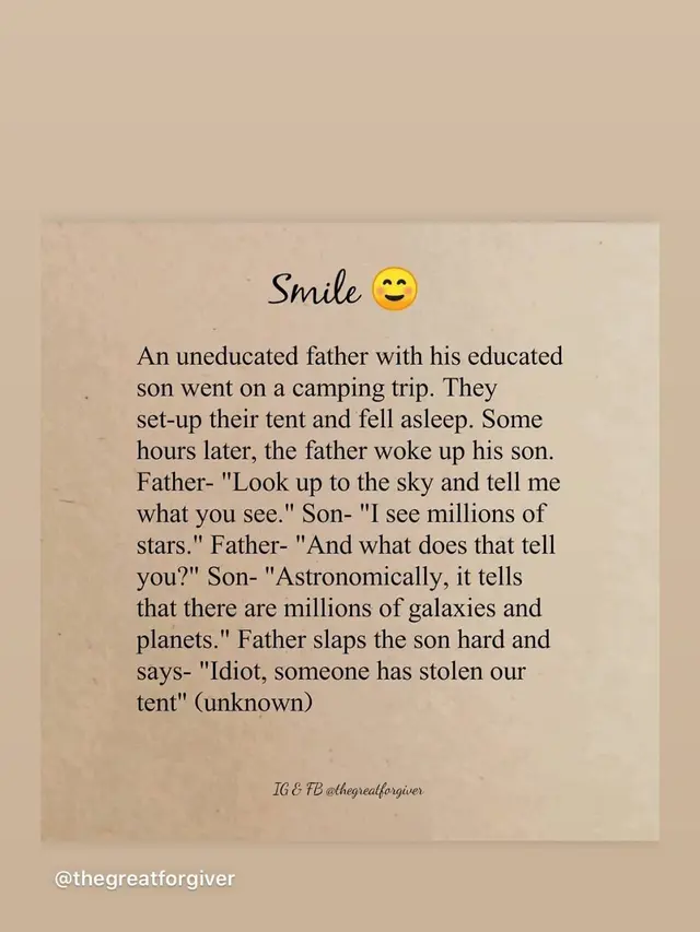 Unggahan Engku Emran terkait senyuman (Instagram Stories)