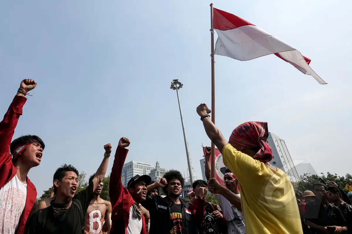 Demo Harkitnas, Ratusan Mahasiswa Kepung Istana