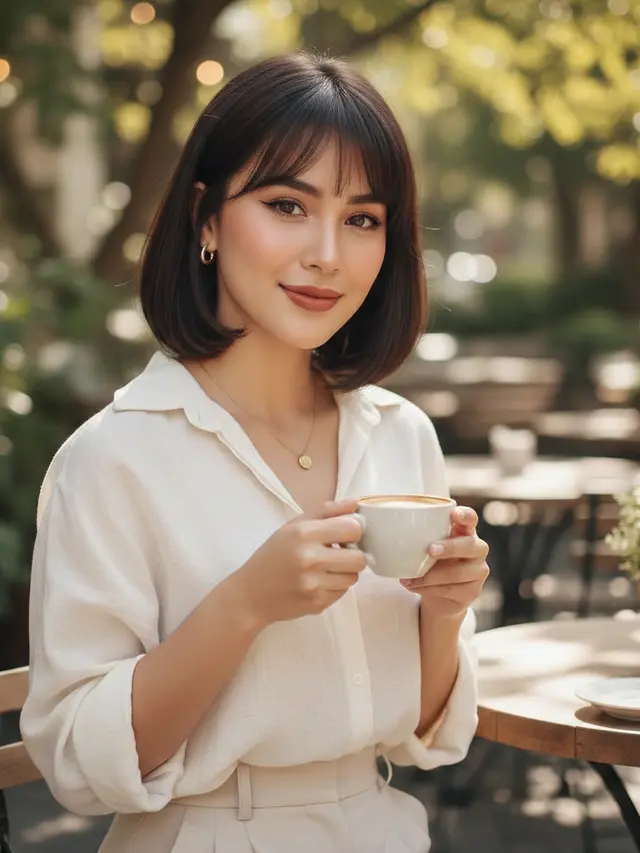 Model Bob Pendek Wanita 2026 (Foto: Gemini AI)