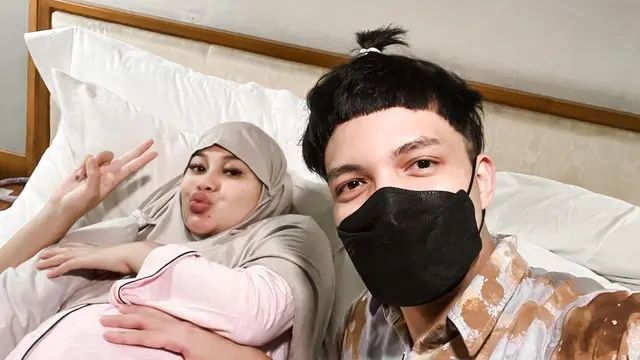 Aurel Hermansyah dan Atta Halilintar.