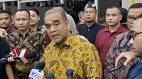 Sekjen Gerindra Ahmad Muzani di Kompleks Parlemen Senayan, Jakarta, Minggu (12/5/2024). (Foto: Liputan6.com/Delvira Hutabarat).