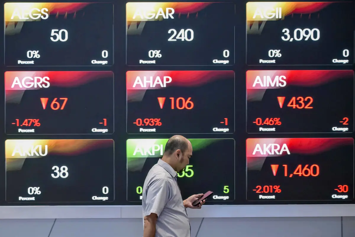 IHSG Sempat Tersungkur 4%, 595 Saham Melemah