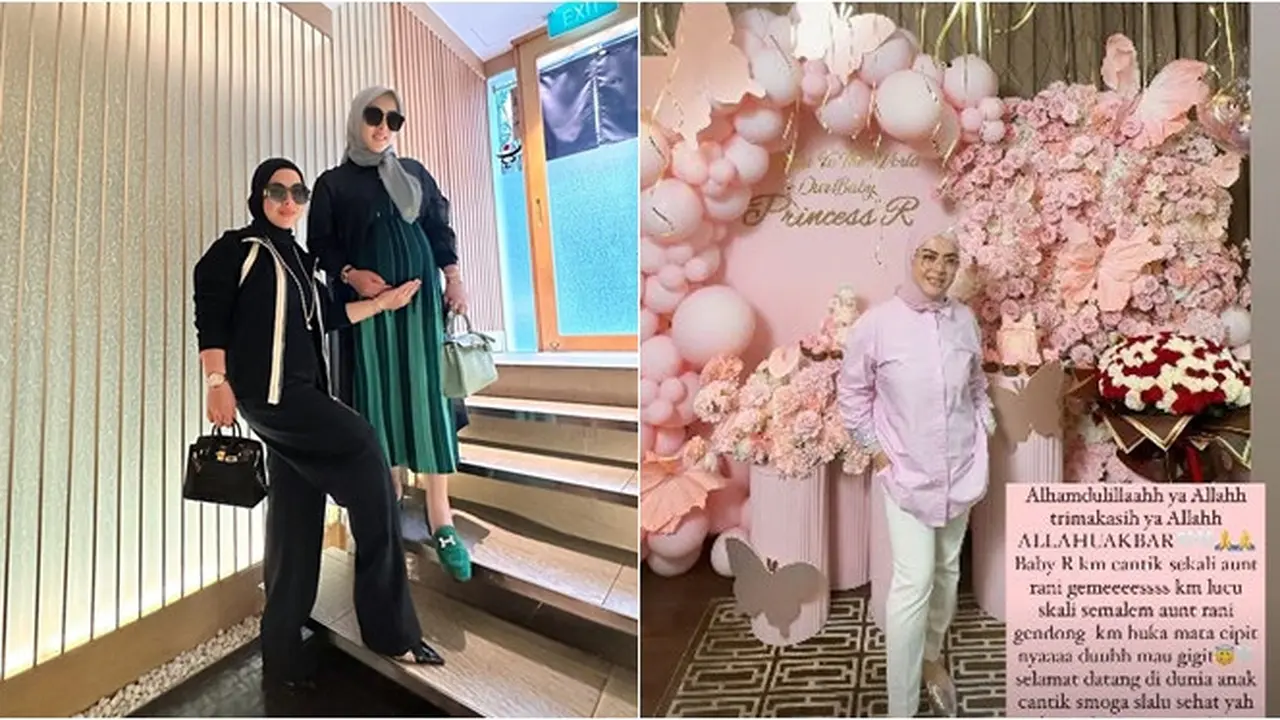 6 Potret Aisyahrani Ceritakan Paras Anak Syahrini, Mata Sipitnya Bikin Gemas