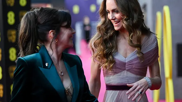 Kate Middleton dan Pangeran William Kembali ke BAFTA, Terlihat Stres dan Tegang di Karpet Merah
